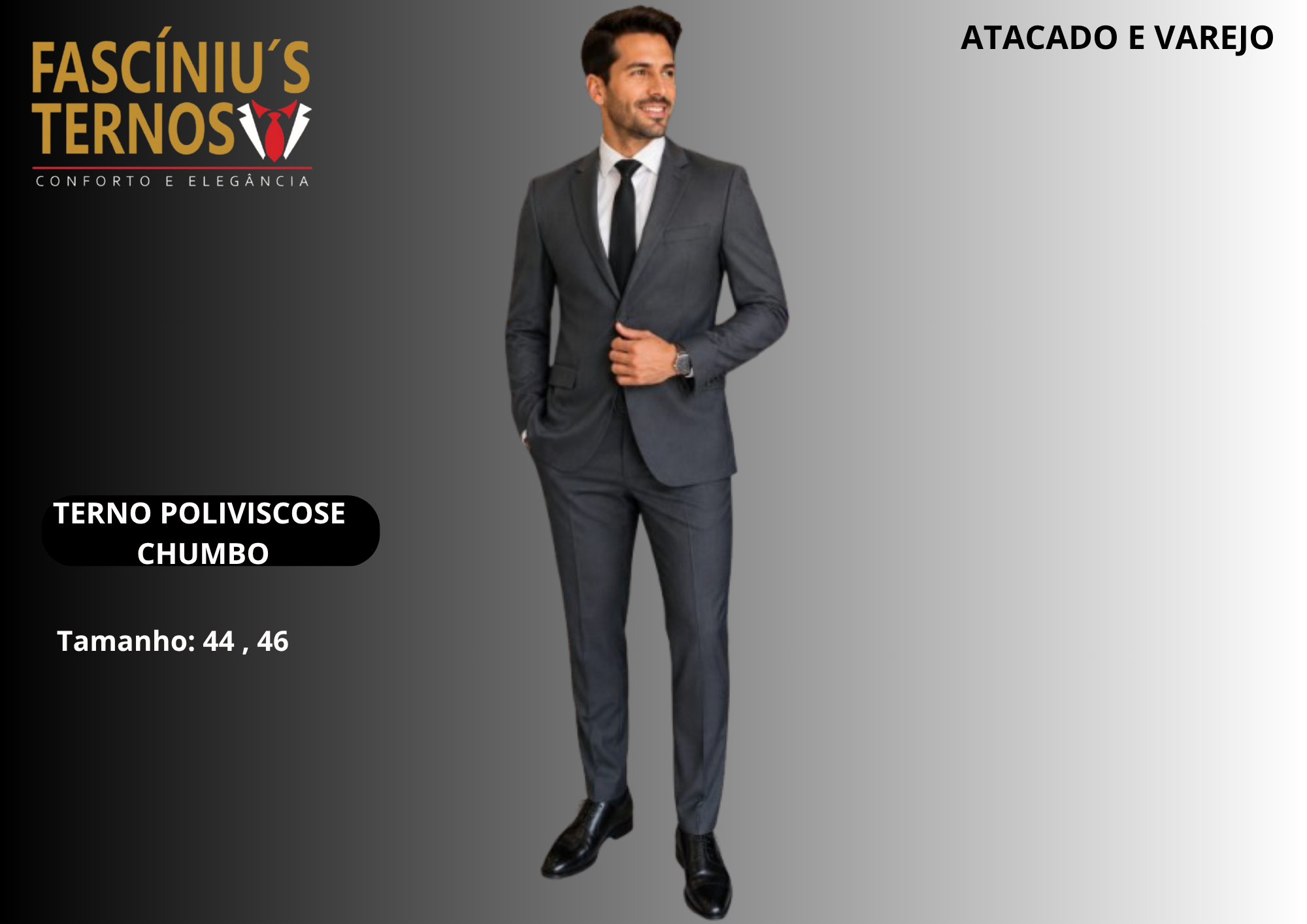 Terno Slim Poliviscose